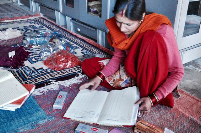 Avani - Deepa keeps finished goods records.