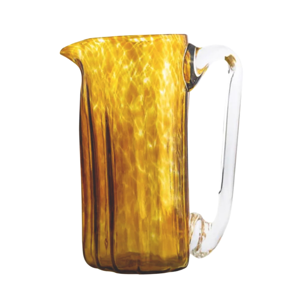 Xaquixe Handblown Glass - Large Pitcher in Amber, Clear or Smoke