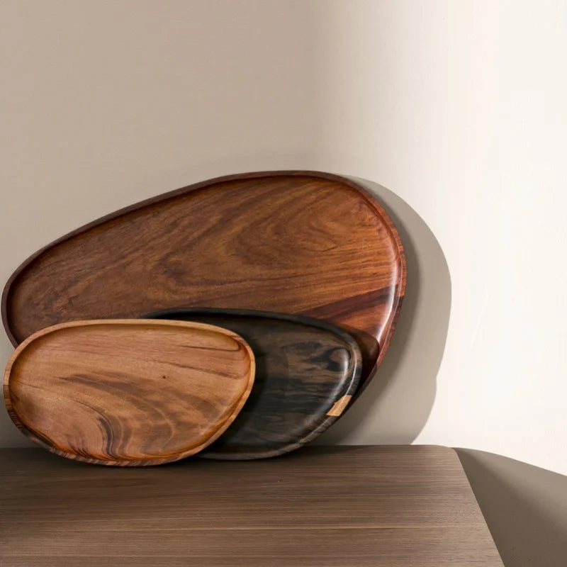 Itza Wood Leaf Trays