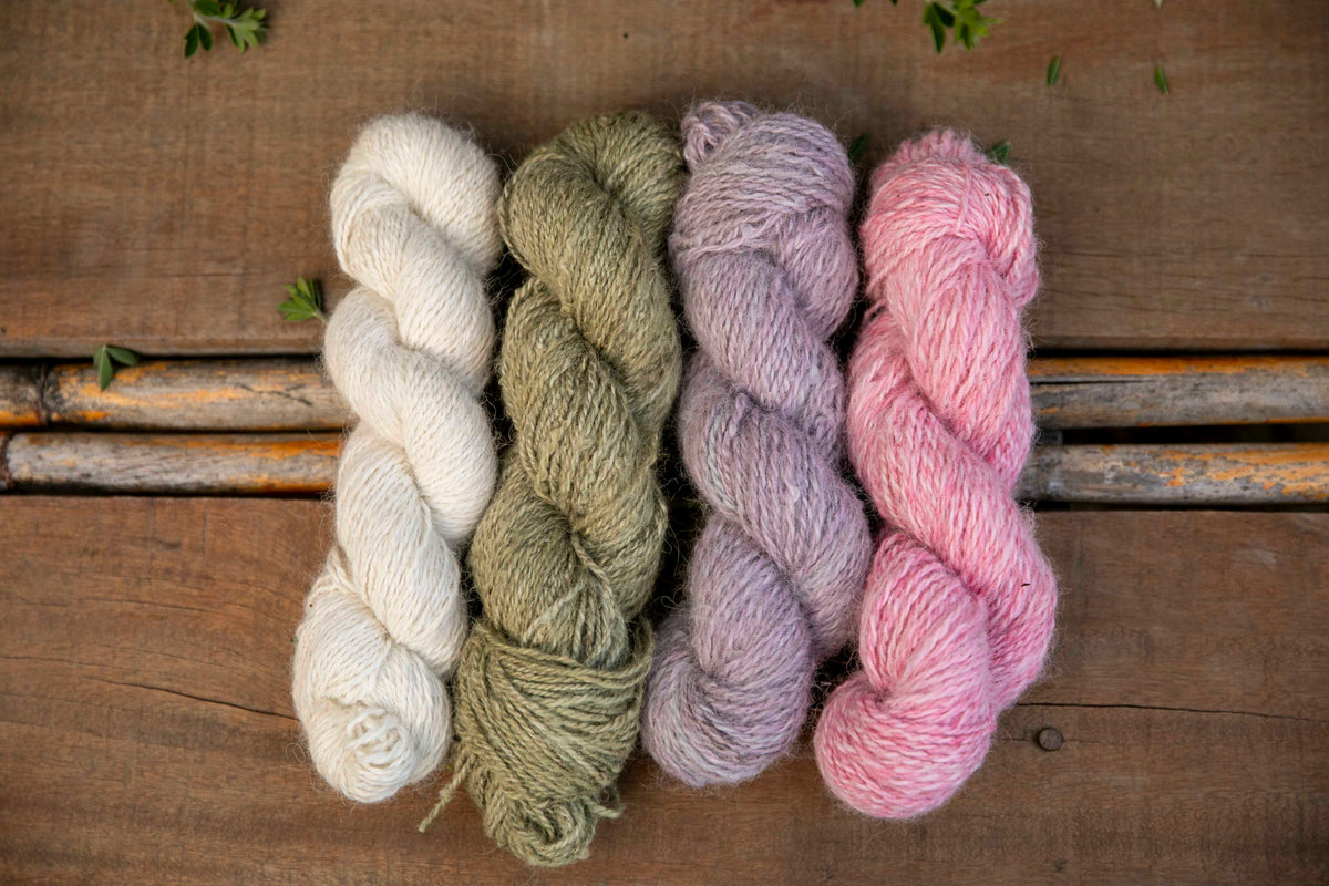 Handspun Alpaca Yarn - Naturally Dyed