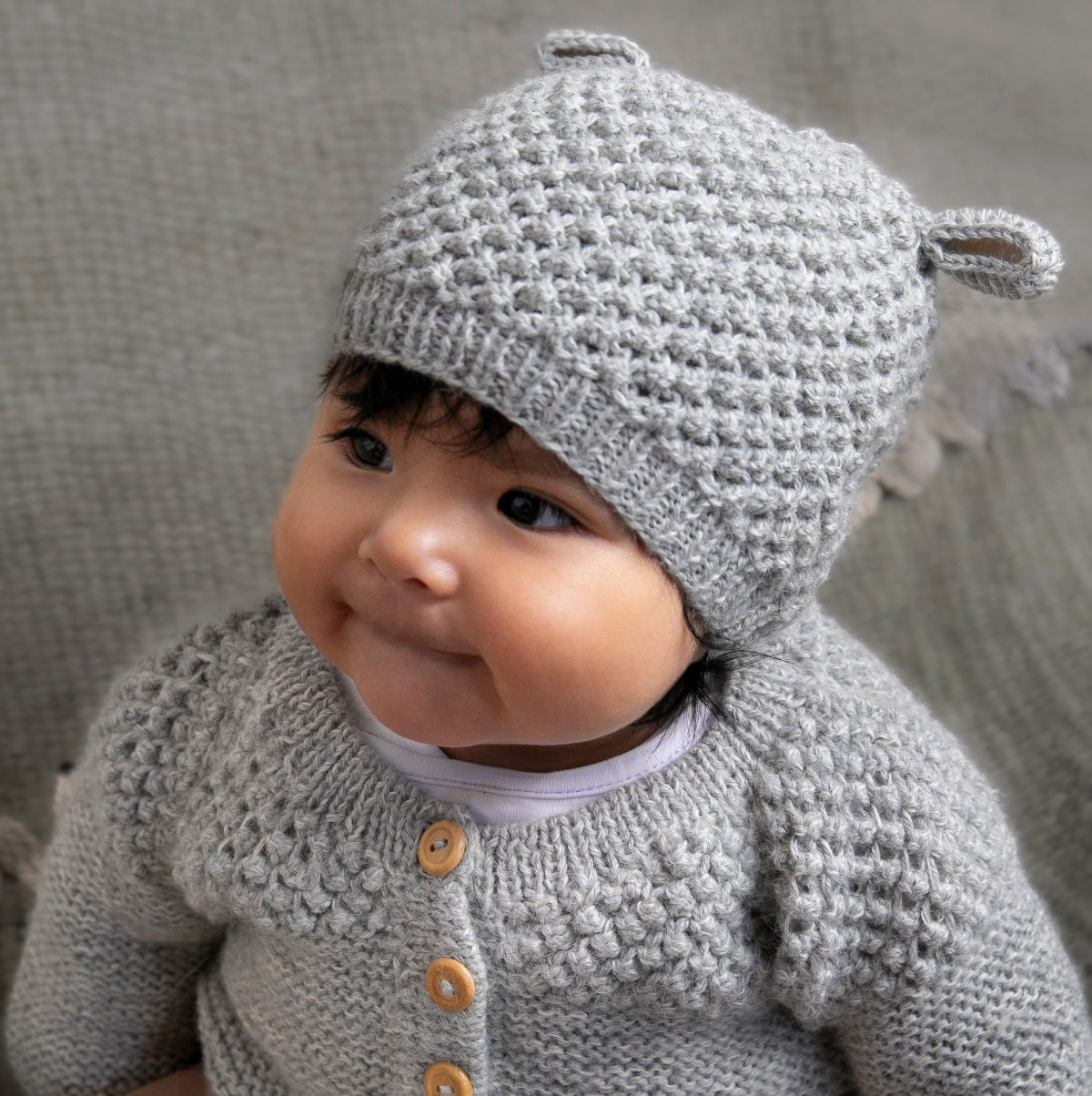 Muku Knit Llama Baby Hat