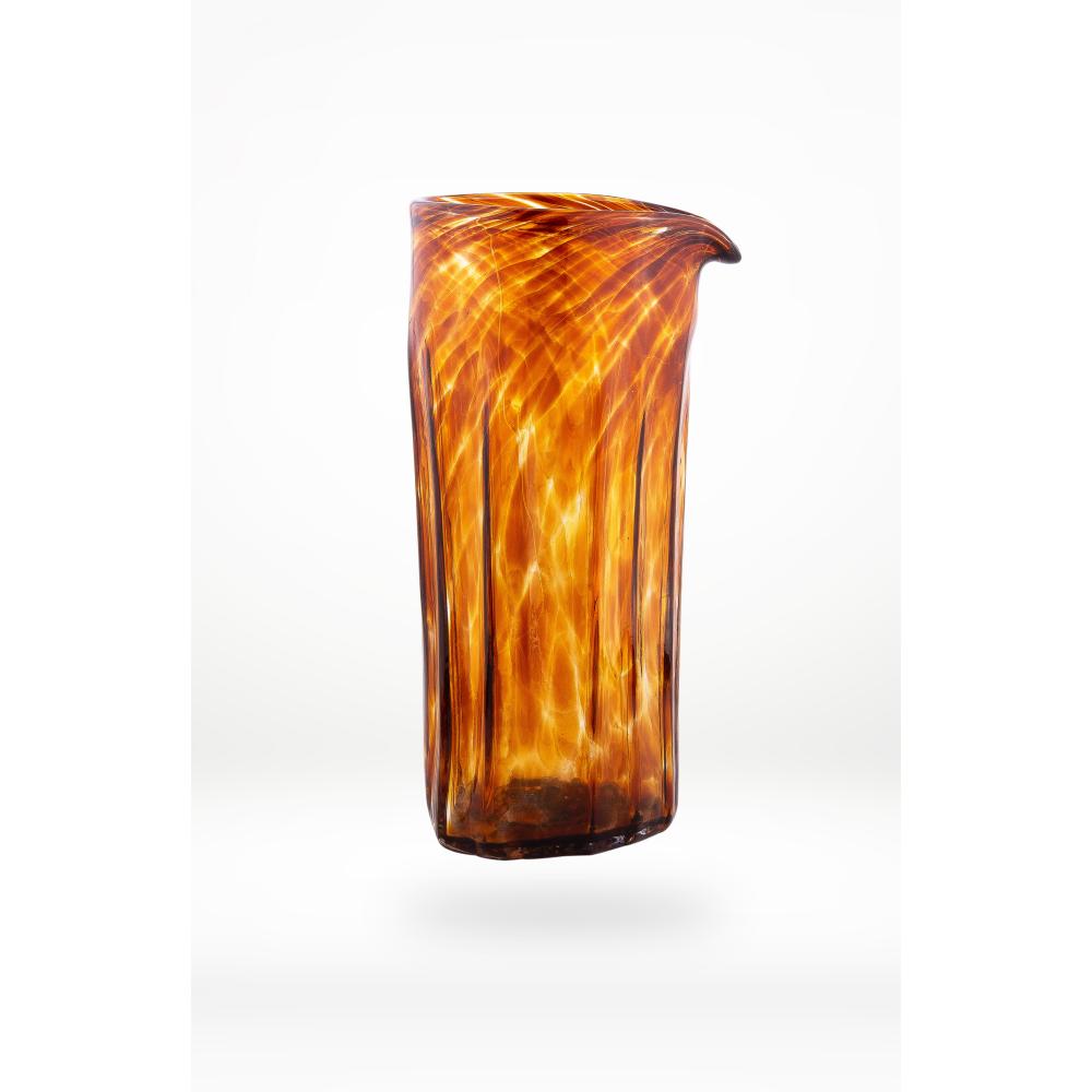 Xaquixe Handblown Glass - Large Carafe in Autumn Colors