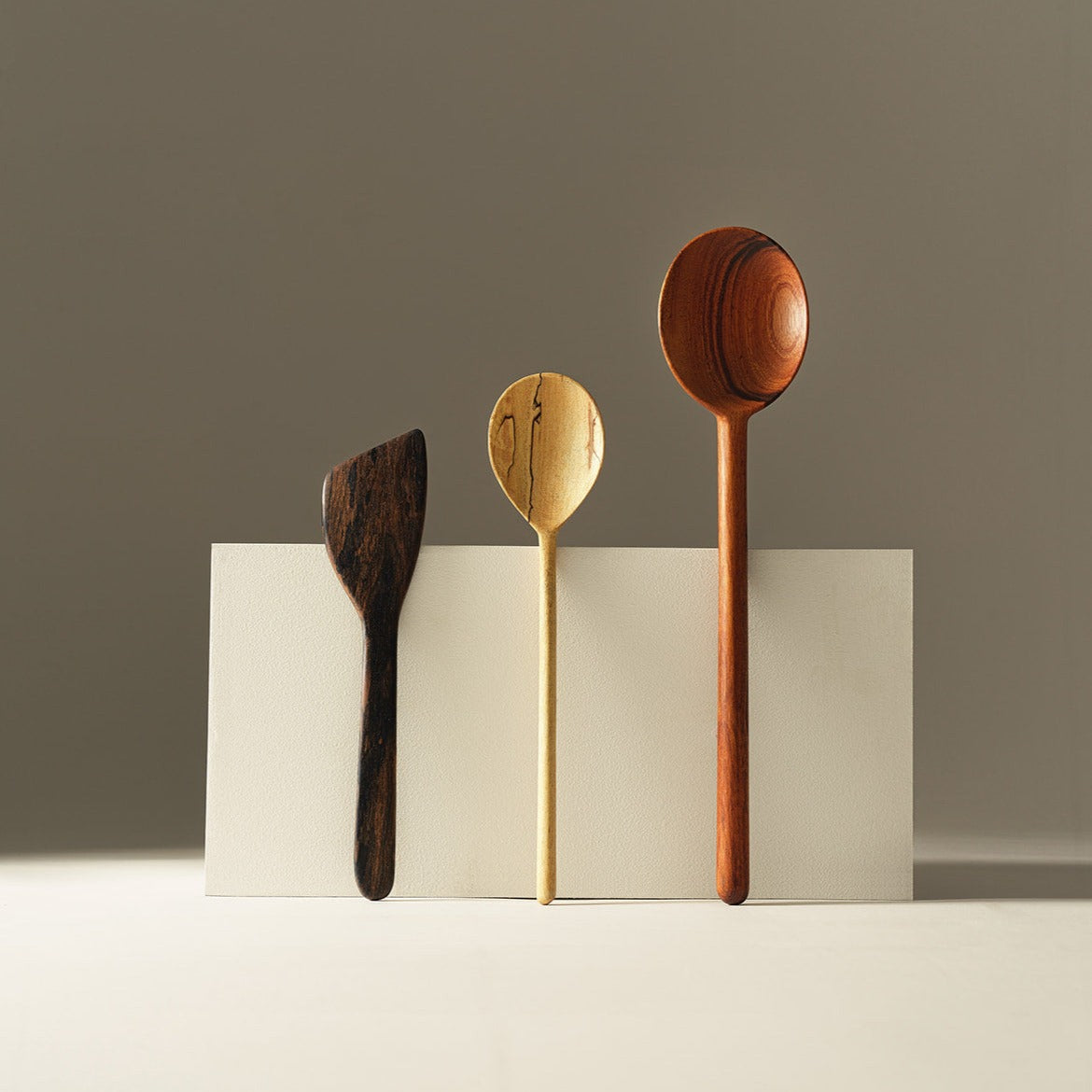 Itza Wood Handcarved Kitchen Utensils - Set of 3