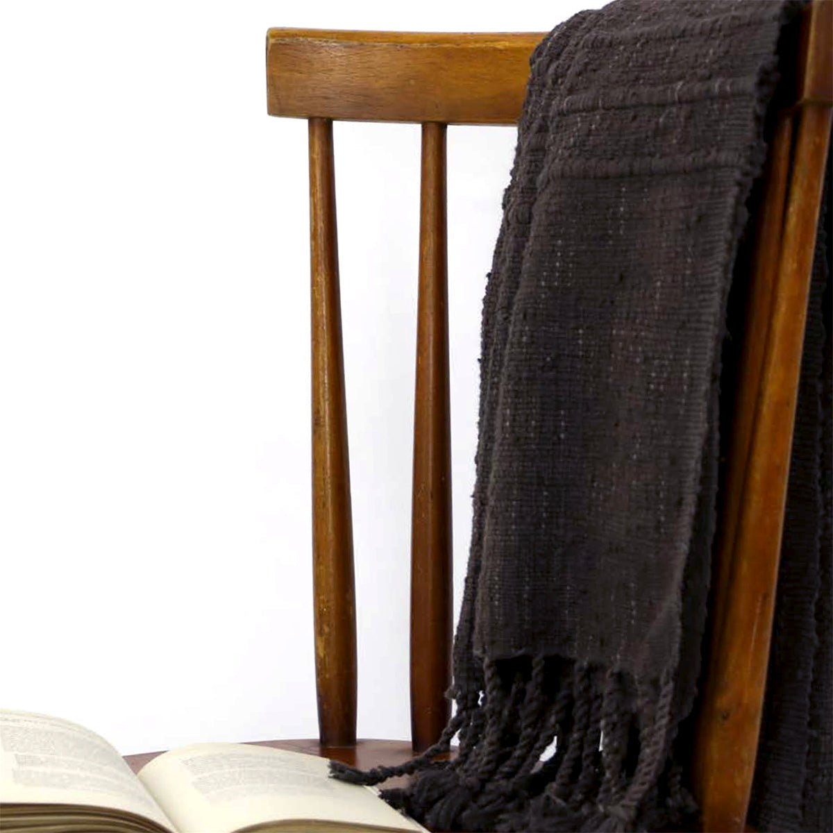 FAIR WEAVE Handwoven Cotton Throw - Ambos