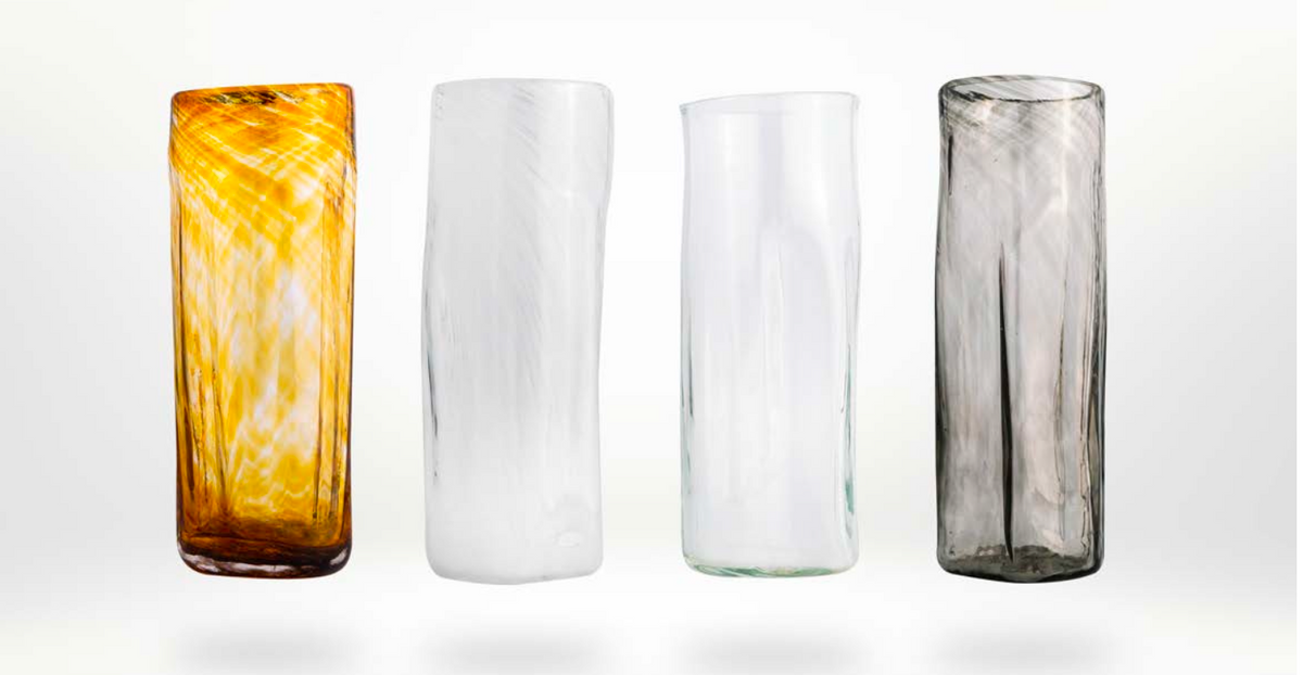 Xaquixe Handblown Glass - High Ball - Set of 6 in Assorted Colors