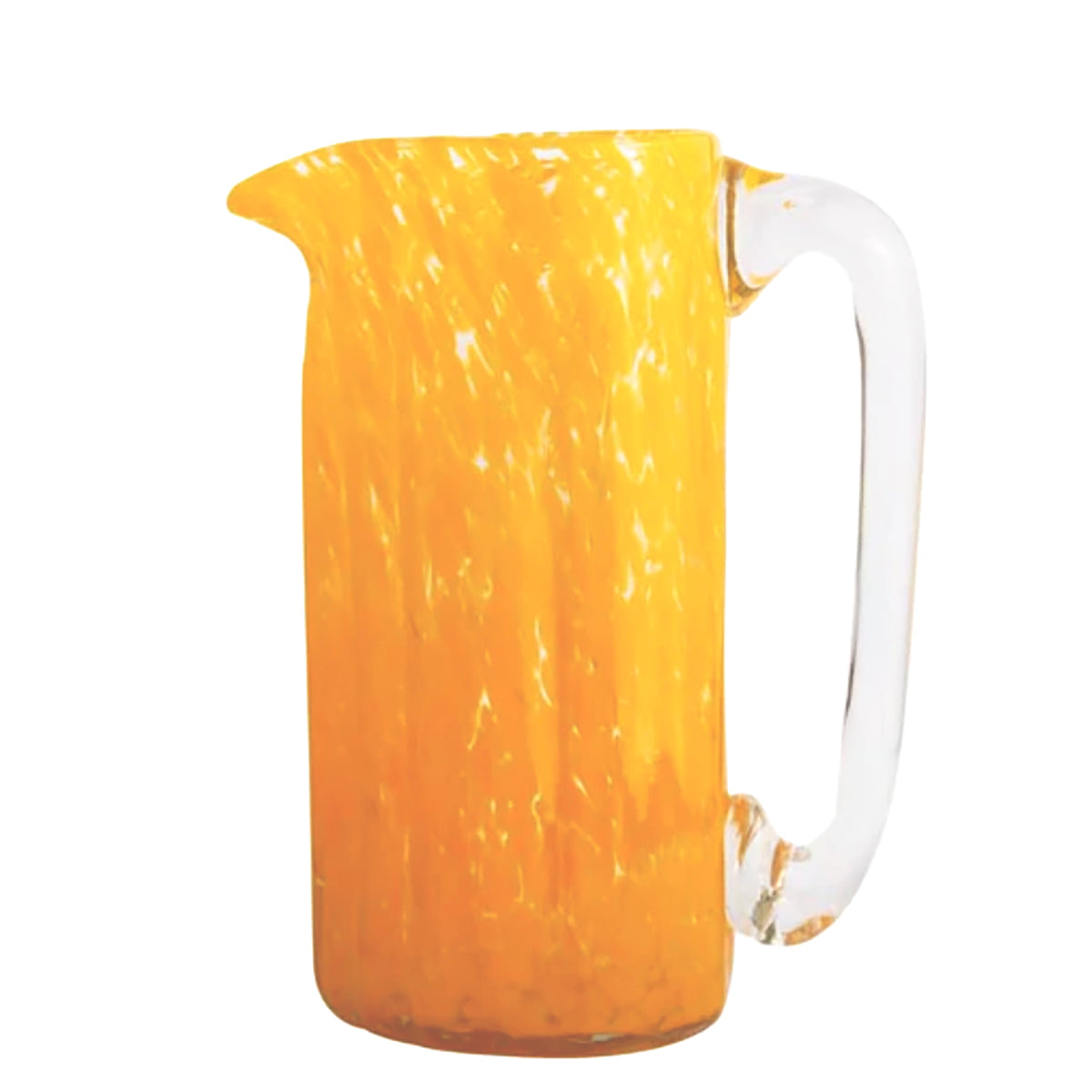 Xaquixe Handblown Glass - Large Pitcher in Mango