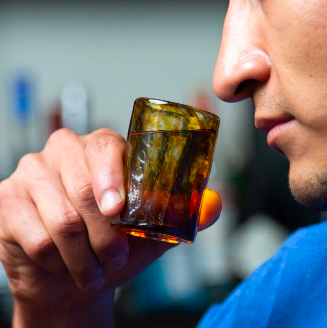 Xaquixe Handblown Glass - Shot Glass Wide - Set of 6 in Assorted Colors