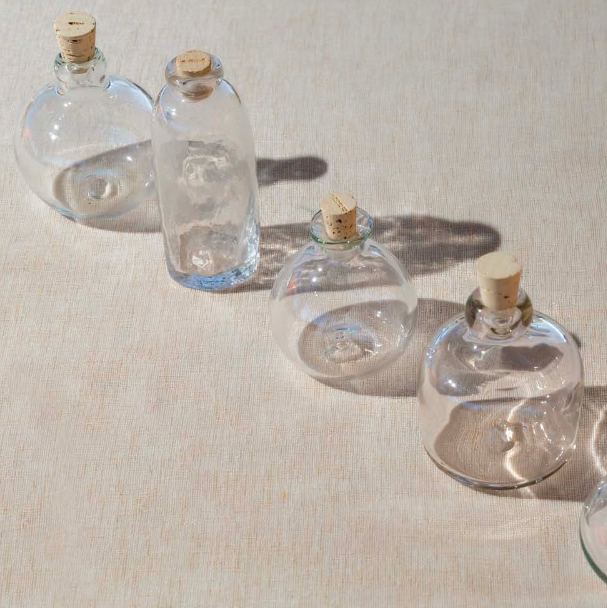Xaquixe Blown Glass - Spa Mini Bottles