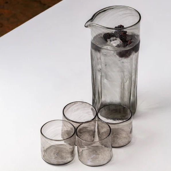 Xaquixe Handblown Glass - Large Carafe in Autumn Colors