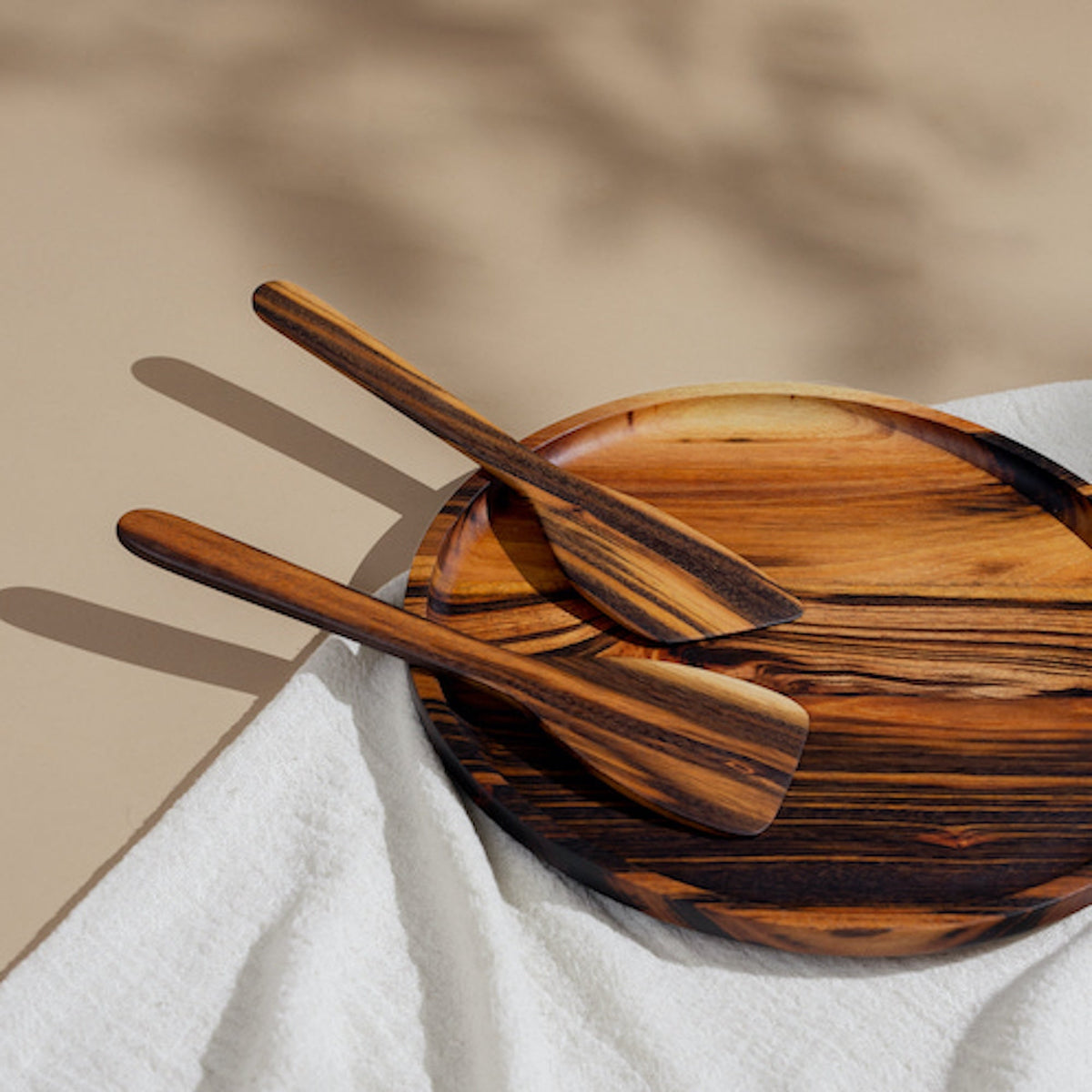 Itza Wood Handcarved Kitchen Utensils - Set of 3