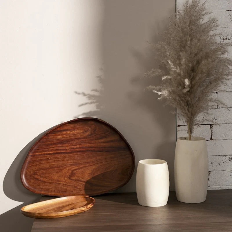 Itza Wood Leaf Trays