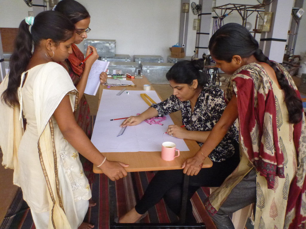 Sonica Sarna, Designer, Working with Trainees