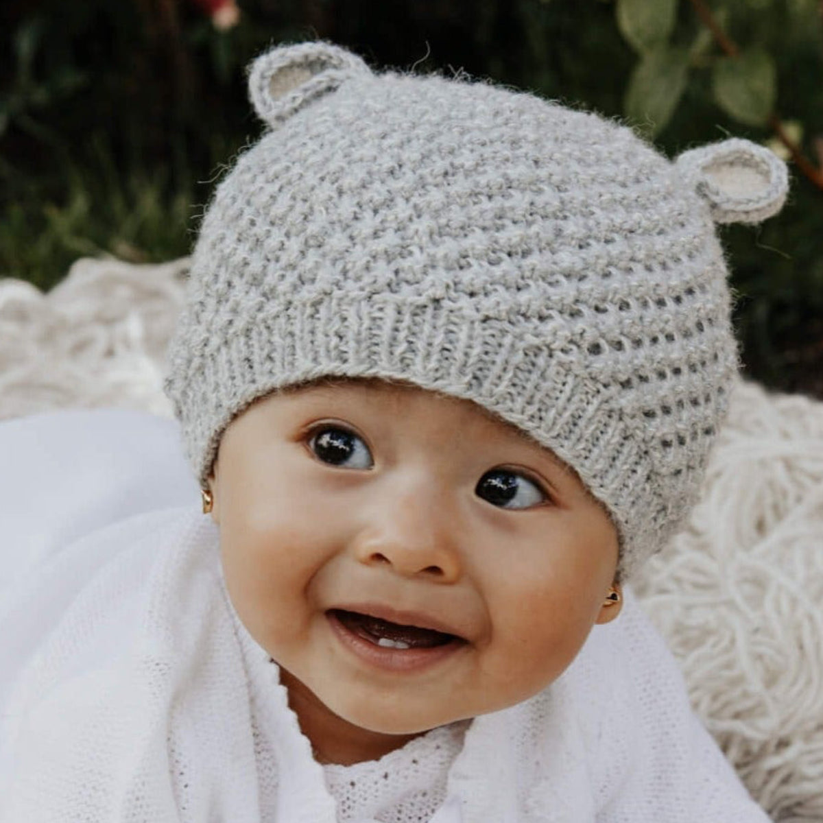 Muku Knit Llama Baby Hat