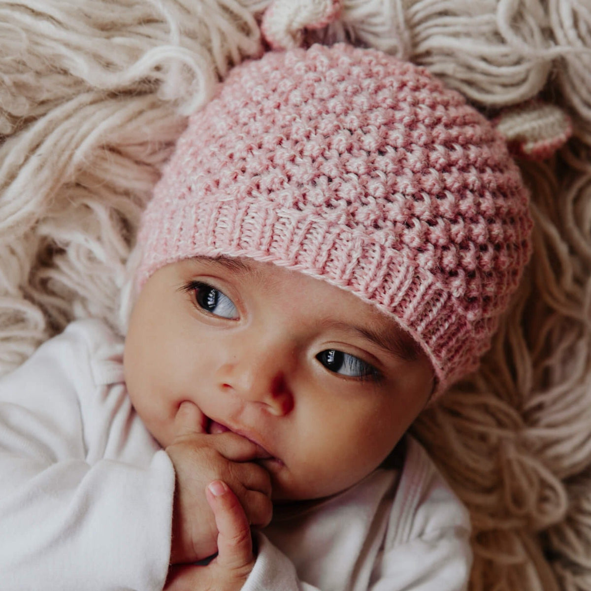 Muku Knit Llama Baby Hat
