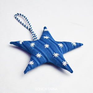 Sonica Sarna Design - Star Ornament - Blue