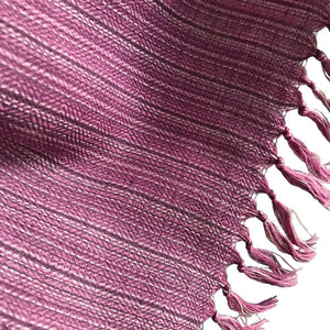 Kilmora Handwoven Throw in Mauve Stripes from Sprout Enterprise®