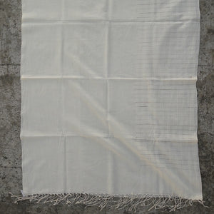 Kala Swaraj Mulmul Cotton Shawl with Tussar Silk from Sprout Enterprise®