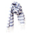 Kala Swaraj Mulmul Cotton Shawl - Blue Weft Stripes from Sprout Enterprise®