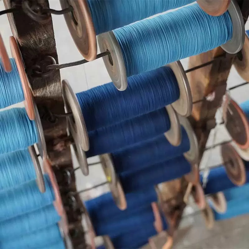 Sonica Sarna Indigo Geometry Placemats - Set of 4