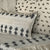 Wayil by Algodones Mayas Large Square Pillow - Tufted Navy from Sprout Enterprise®