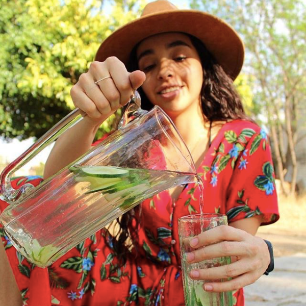 Xaquixe Handblown Glass - Large Pitcher in Assorted Colors or Clear