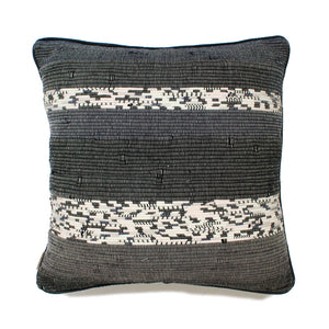 tonlé Takeo Pillow Cover - Tribal Denim from Sprout Enterprise®